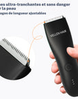 Tondeuse de Précision pour le Corps Vellen Hair – Étanche, Rechargeable et Douce pour la Peau