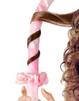 Ensemble de bouclage sans chaleur en satin Vellen Hair - Bigoudis de nuit pour des boucles douces et volumineuses sans chaleur