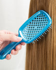 Vellen Brosse Démêlante pour Cheveux Bouclés et Lisses - Bleu