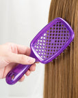 Vellen Brosse Démêlante pour Cheveux Bouclés et Lisses - Lilas