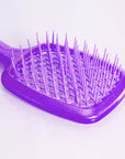 Vellen Brosse Démêlante pour Cheveux Bouclés et Lisses - Lilas