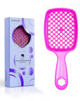 Vellen Brosse Démêlante pour Cheveux Bouclés et Lisses - Rose