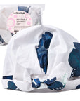 Vellen Hair Bonnet de Douche de Luxe pour Femmes - Motif Fleur de Lys