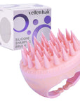 La brosse de massage du cuir chevelu Vellen Hair pour un nettoyage en profondeur et la stimulation de la pousse des cheveux