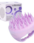 La brosse de massage du cuir chevelu Vellen Hair pour un nettoyage en profondeur et la stimulation de la pousse des cheveux