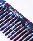 Peigne Vellen Hair en acétate de cellulose 15 cm – Démêlage en douceur et styling pour cheveux bouclés et crépus