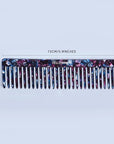 Peigne Vellen Hair en acétate de cellulose 15 cm – Démêlage en douceur et styling pour cheveux bouclés et crépus