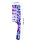 Peigne Vellen Hair en acétate de cellulose 21 cm – Démêlage en douceur et styling pour cheveux bouclés et crépus