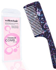 Peigne Vellen Hair en acétate de cellulose 21 cm – Démêlage en douceur et styling pour cheveux bouclés et crépus