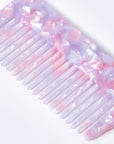 Peigne Vellen Hair en acétate de cellulose 21 cm – Démêlage en douceur et styling pour cheveux bouclés et crépus