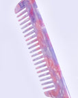 Peigne Vellen Hair en acétate de cellulose 21 cm – Démêlage en douceur et styling pour cheveux bouclés et crépus