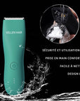 Tondeuse de Précision pour le Corps Vellen Hair – Étanche, Rechargeable et Douce pour la Peau