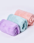 Serviettes pour Cheveux en Microfibre (Lot de 3) – Super Absorbantes, Anti-Frisottis et Douces