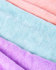 Serviettes pour Cheveux en Microfibre (Lot de 3) – Super Absorbantes, Anti-Frisottis et Douces