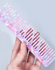 Peigne Vellen Hair en acétate de cellulose 15 cm – Démêlage en douceur et styling pour cheveux bouclés et crépus