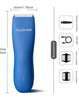 Tondeuse de Précision pour le Corps Vellen Hair – Étanche, Rechargeable et Douce pour la Peau