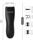 Tondeuse de Précision pour le Corps Vellen Hair – Étanche, Rechargeable et Douce pour la Peau