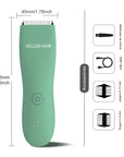 Tondeuse de Précision pour le Corps Vellen Hair – Étanche, Rechargeable et Douce pour la Peau