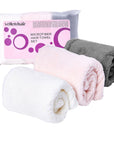Serviettes pour Cheveux en Microfibre (Lot de 3) – Super Absorbantes, Anti-Frisottis et Douces