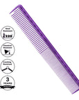 Peigne de coupe ultime Vellen Hair® - VH206 - 18,7 cm - Violet