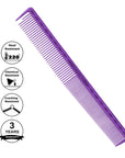 Peigne de coupe ultime Vellen Hair® - VH205 - 21,4 cm - Violet