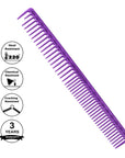 Peigne de coupe ultime Vellen Hair® - VH204 - 22,8 cm - Violet