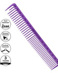 Peigne de coupe ultime Vellen Hair® - VH207 - 18,4 cm - Violet
