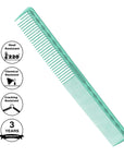 Peigne de coupe ultime Vellen Hair® - VH202 - 17,8 cm - Menthe