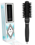 Brosse à Cheveux Ronde en Céramique/Ionique 1 pouce / 25 mm - Noir