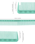 Peigne de coupe ultime Vellen Hair® - VH202 - 17,8 cm - Menthe
