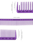 Peigne de coupe ultime Vellen Hair® - VH207 - 18,4 cm - Violet