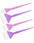 Brosse à coloration - Lot de 4 - Violet/Rose