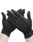 Gants en nitrile - Lot de 100 - Noir