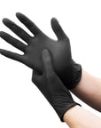 Gants en nitrile - Lot de 100 - Noir