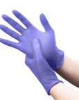 Gants en nitrile - Lot de 100 - Violet