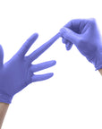Gants en nitrile - Lot de 100 - Violet