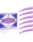 Pinces à cheveux de sectionnement - Lot de 6 - Violet