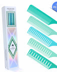 Ensemble de Peignes de Mise en Évidence Ultime 2.0 - 5 Tailles - Multi-couleurs