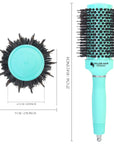Brosse à cheveux ronde en céramique/ionique 1,7 pouce / 43 mm - Menthe