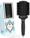 Brosse à cheveux ronde en céramique/ionique 2 pouces / 53 mm - Noir
