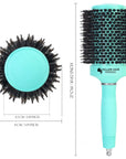 Brosse à cheveux ronde en céramique/ionique 2 pouces / 53 mm - Menthe