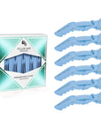 Pinces à cheveux alligator - Lot de 6 - Céruléen