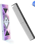 Peigne de coupe ultime Vellen Hair® - VH207 - 18,4 cm - Noir