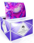 Feuilles de papier aluminium pop-up - 500 feuilles - 15 microns - Flamme violette
