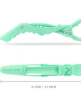 Pinces à cheveux alligator - Lot de 6 - Menthe