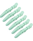 Pinces à cheveux alligator - Lot de 6 - Menthe éco
