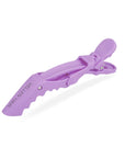 Pinces à cheveux alligator - Lot de 6 - Violet