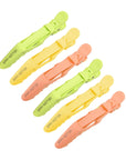 Pinces à cheveux alligator - Lot de 6 - Arc-en-ciel