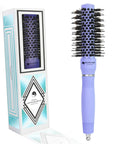 Brosse à cheveux ronde en céramique/ionique 1 pouce / 25 mm - Violet