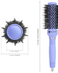 Brosse à cheveux ronde en céramique/ionique 1,3 pouce / 32 mm - Violet